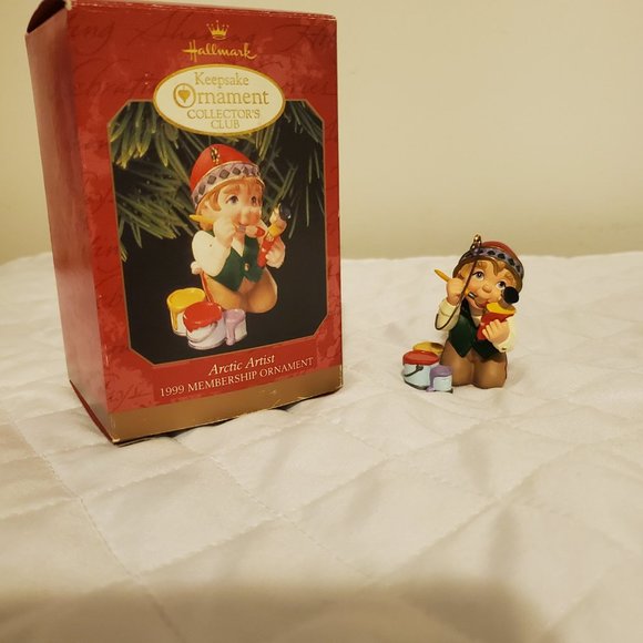 Hallmark Keepsake Ornament Collector's Club - Arctic Artist- 1999 - Picture 3 of 4